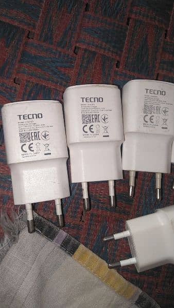 Tecno 18w charger 100% original 1