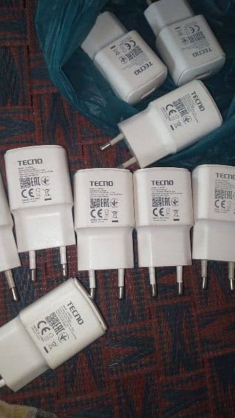 Tecno 18w charger 100% original 3