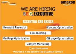 Seo executive for Amazon and etsy