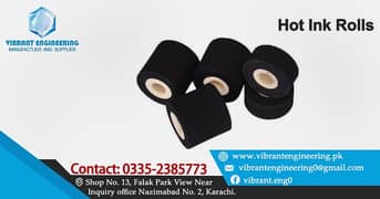 Hot Ink Rolls | Packing and Sealing Machine expiry date coder roll