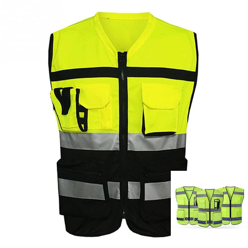 Fashion safety vest cover all strom Water Protection TMA vest SAFETY 2