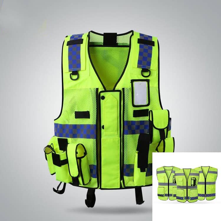 Fashion safety vest cover all strom Water Protection TMA vest SAFETY 6