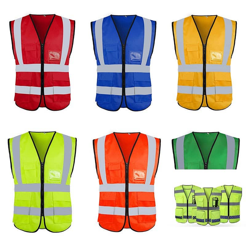 Fashion Textiles Safety products jacket visibility TMA reflective vest 1