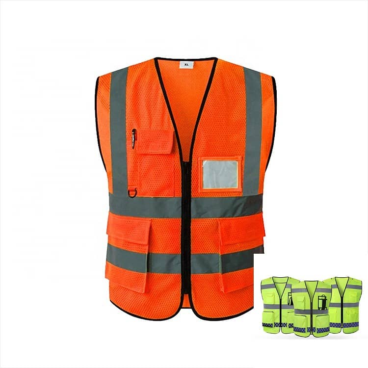 Fashion Textiles Safety products jacket visibility TMA reflective vest 5