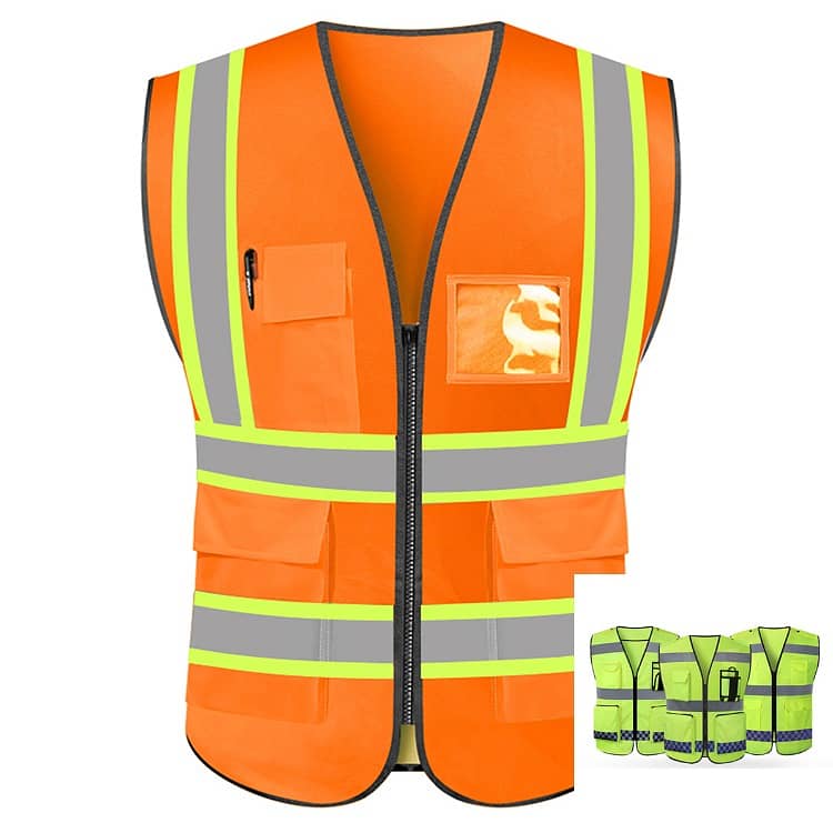 Fashion Security High Visibility Safety Vest Printed Jacket Night Secu 1