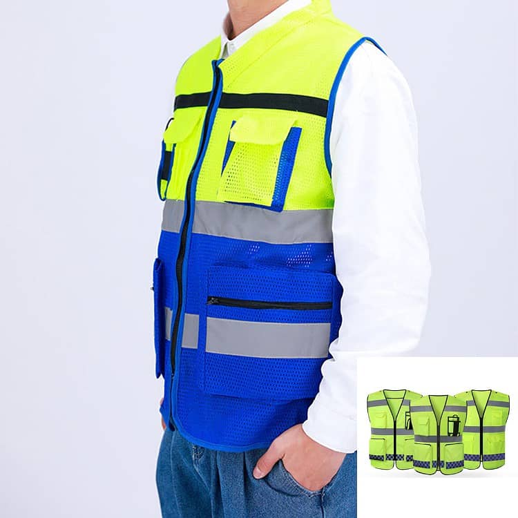 Fashion Security High Visibility Safety Vest Printed Jacket Night Secu 2