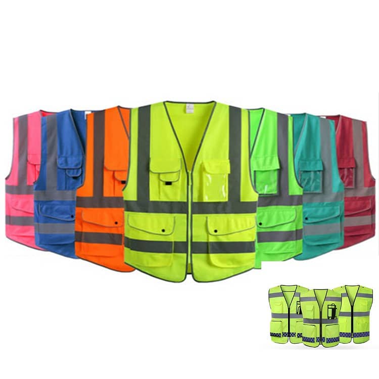 Fashion Security High Visibility Safety Vest Printed Jacket Night Secu 4