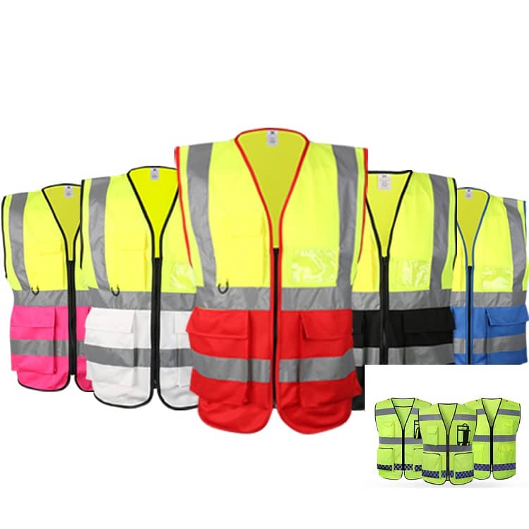 Fashion Security High Visibility Safety Vest Printed Jacket Night Secu 6