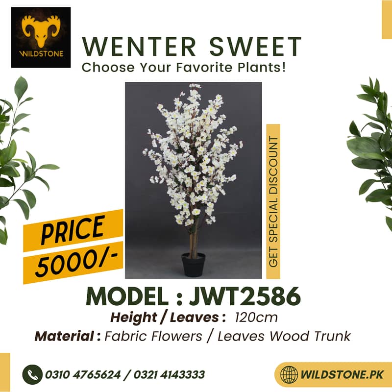 Artificial Plants, Fake Plants, Imported Natural Looking Plants Flower 9