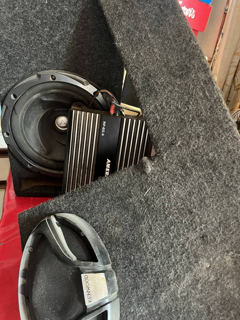 Kenwood Bass Tube, Amplifier, Speakers TV Video Audio 1073391478