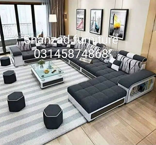 new ten seater sofa with four stools 16