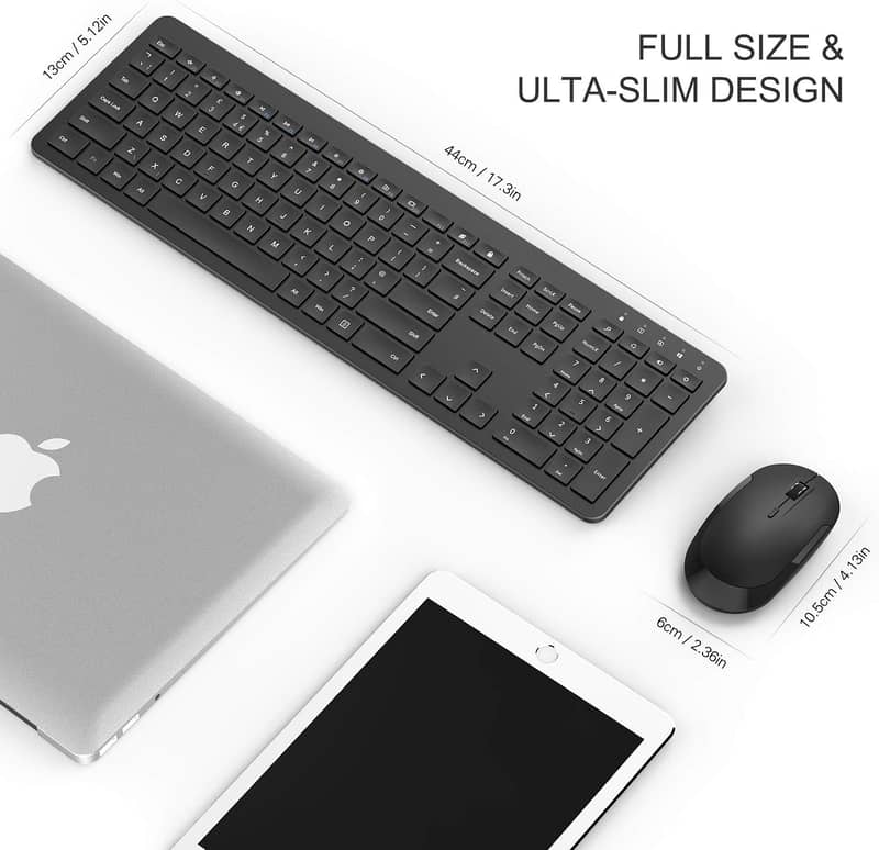 SEENDA Wireless Keyboard and Mouse Combo 4