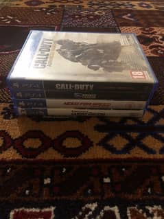 Call of duty : Advanced Warefare ,Ghost recon+2 more