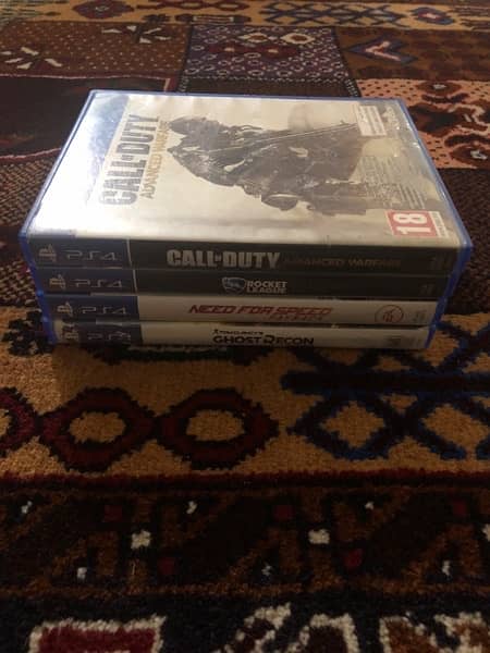 Call of duty : Advanced Warefare ,Ghost recon+2 more 0