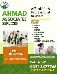 Domestic And Maid Staff Available/Domestic staff/Domestic staff provid