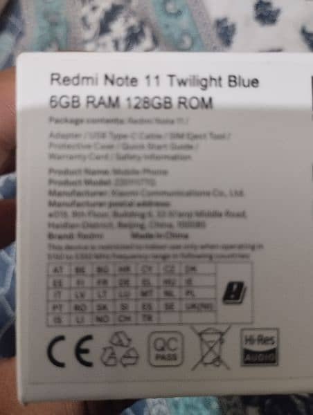Redmi Note 11 6Gb/128Gb With Full Box 1