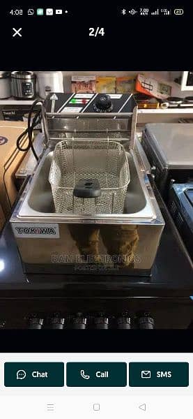 6.0 LITER DEEP FRYER ELECTRIC PURE STEEL FRYING MACHINE 2500W ORIGINAL 5