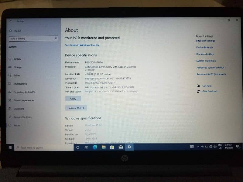 HP 15S-EQ1000NQ Gaming laptop 3