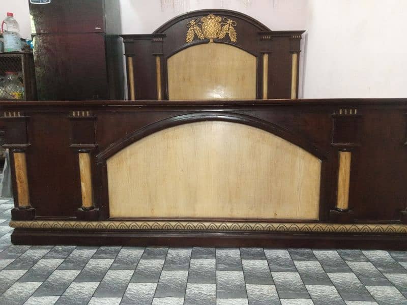 wood Double bed sale 2