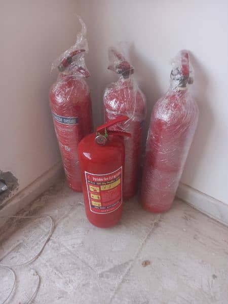 fire alarm system, fire extinguisher 8