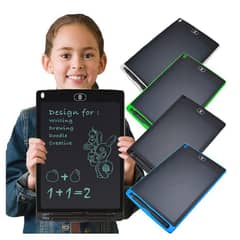 Kids writing LCD Tablets (8.5 inch and 12 inch) are available