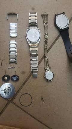 mix watches with spare parts all items want sale