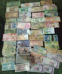 notes and coins seller,