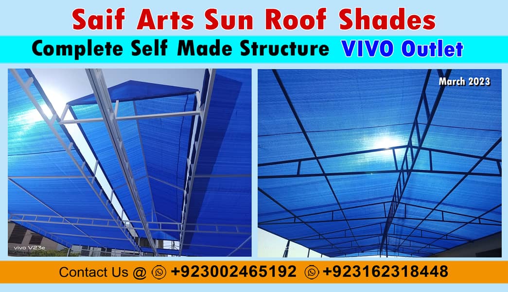 Net Shade, Tensile Shade, Fiber Shade, Folding Shade, Sliding Shade 2