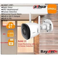 DAHUA IMOU BULLET 2C WIFI WIRELESS CCTV CAMERA FOR OUTDOOR 0