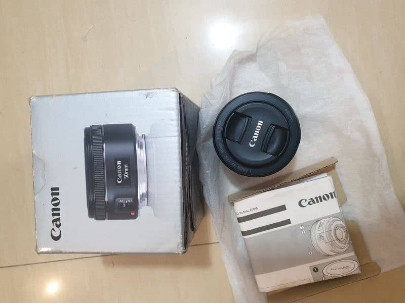 Canon Dslr Camera Lens 50mm 1.8 STM BRANDNEW AUTO FOCUS 1