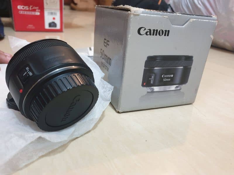 Canon Dslr Camera Lens 50mm 1.8 STM BRANDNEW AUTO FOCUS 2