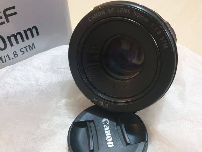 Canon Dslr Camera Lens 50mm 1.8 STM BRANDNEW AUTO FOCUS 5