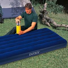 Single Inflatable Portable Air Bed / Mattress 03020062817 0