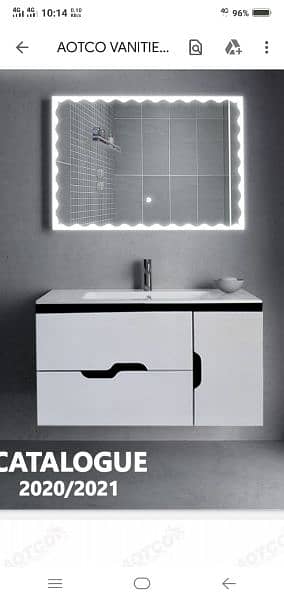 bathroom vanity/ pvc Bathroom cabinets/ cermic basin / venti 3