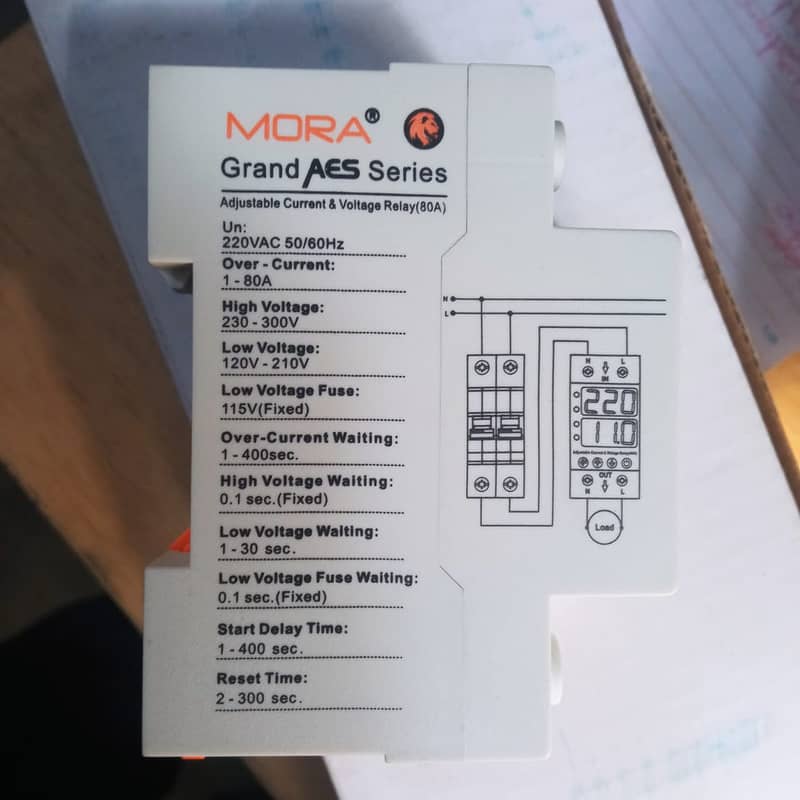 MORA VOLTAGE AND CURRENT PROTECTOR 1
