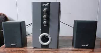 Xpod Sound System Music System with Boofers Voofers two Speakers Aux