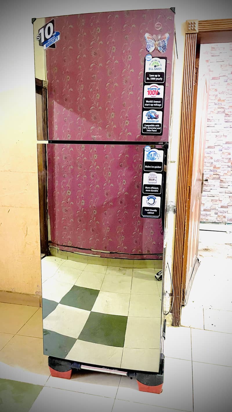 Pel Inverter Refrigerator Glass Door 0