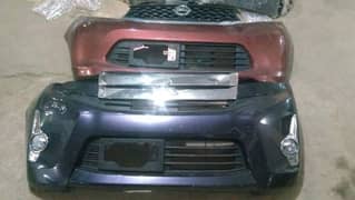 Mitsubishi ek bumper lights bonut available