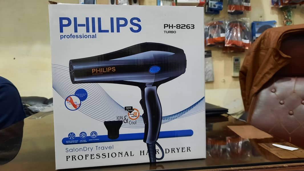 Philip s Hair Dryer 3000 watts heating PH-8263 turbo 03334804778 7