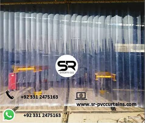 PVC CURTAIN STRIP PLASTIC SHEETS FOR A. C COOLING 5