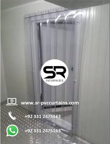 PVC CURTAINS  PLASTIC CURTAINS FOR  AC COOLING DUST, BIRD, PROTECTION 3