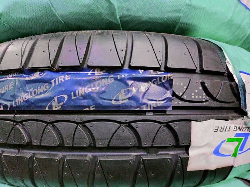 Brand Linglong Tyre white letar  165/70/12 3