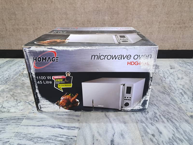 45 Ltr Homage Microwave Oven with Grill for Barbeque 2