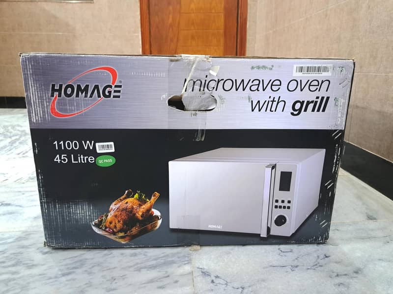45 Ltr Homage Microwave Oven with Grill for Barbeque 4