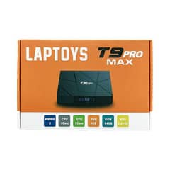 Laptoys T9 Pro Max Smart TV Box – 4GB 64GB Android 11.0