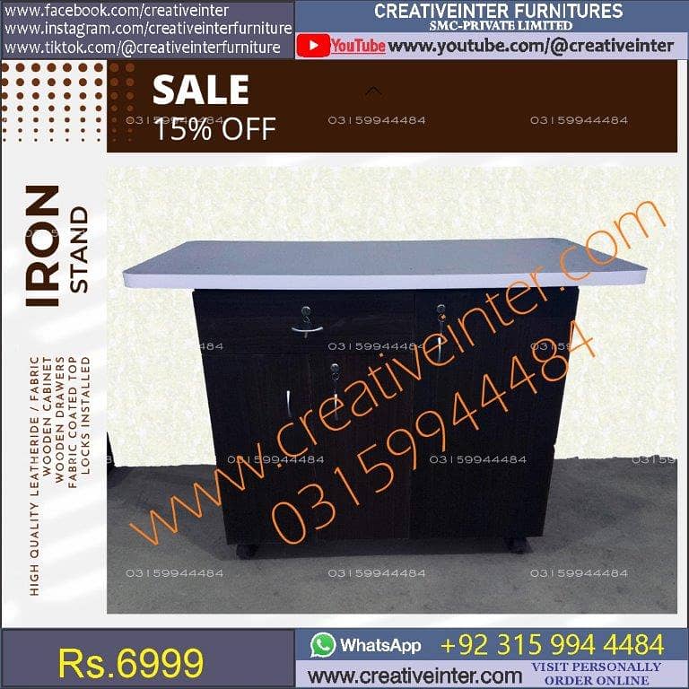 iron stand Table sofa bed chair dining double cupboard dressing Other