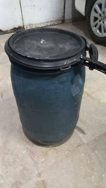 plastic drum with lock 30kg 1