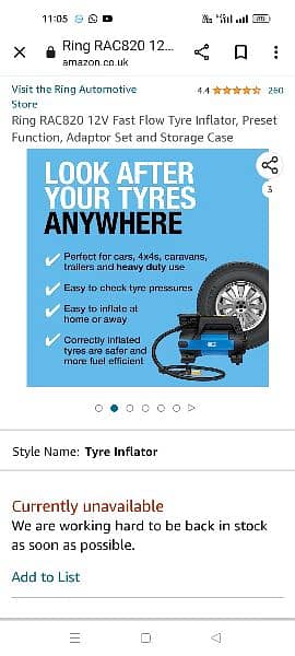 Digital car tyre Air inflator car bike compressor hawa bharne k liye 16