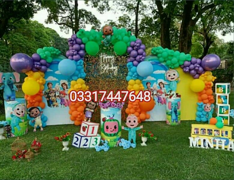 magic show Birthday party Balloon arch & decor & decoration 2