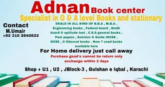 new nd used book o and a level books availbel here